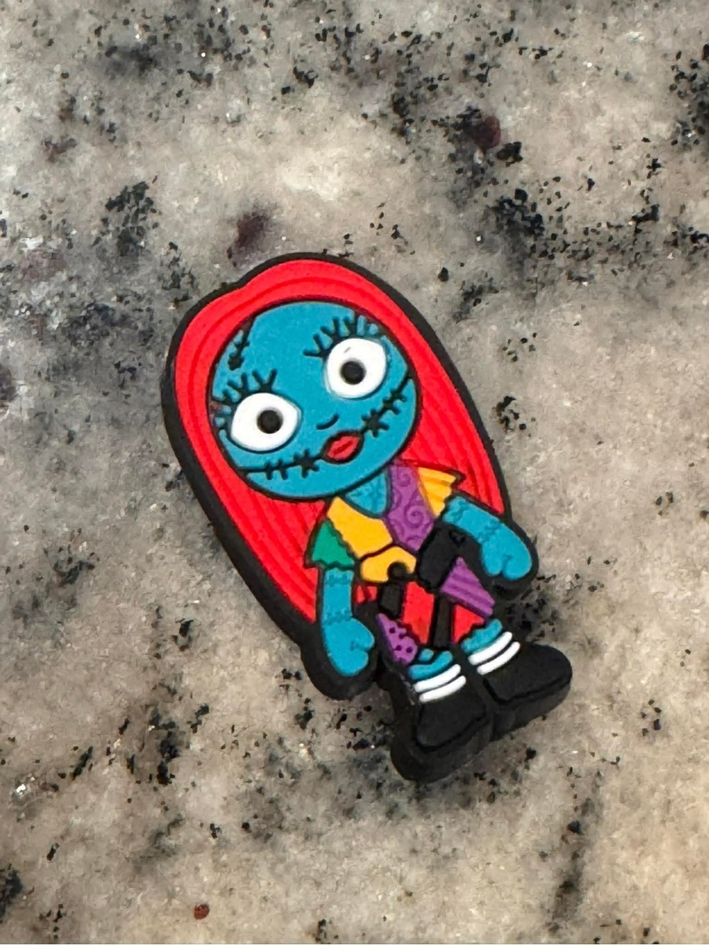 CROCS Jibbitz Charm Red-Haired Teal Doll
